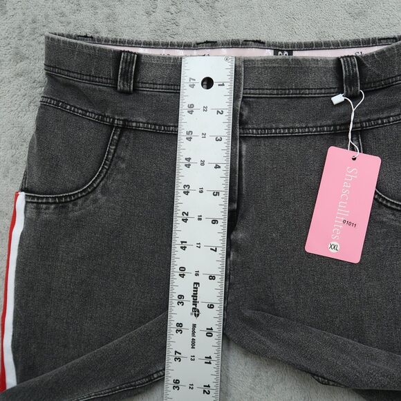 Shascullfites Melody Jeans Girls XXL Mid-Rise Flare Stretch Denim 31" Inseam - Picture 5 of 15